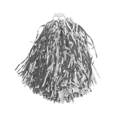 Pompon Ringgreep Zilver