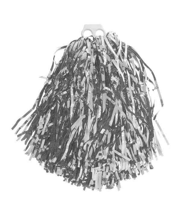 Pompon Ringgreep Zilver
