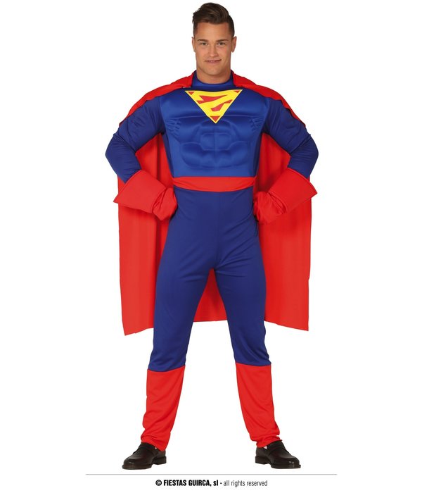 Superman Jumpsuit Volwassenen