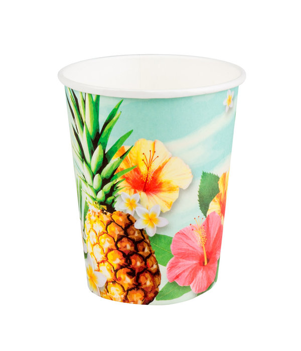 Feestbekers Paradise Tropical (10st)