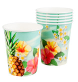 Feestbekers Paradise Tropical (10st)
