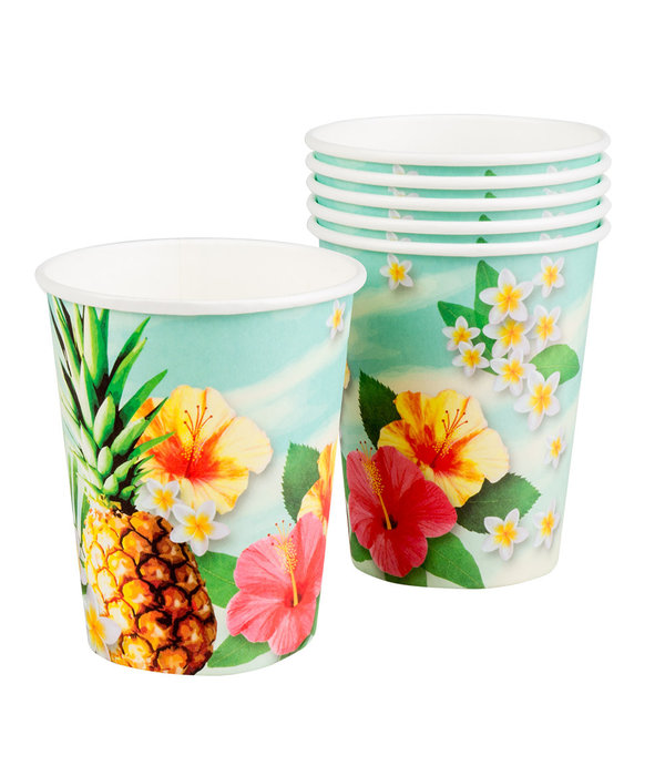 Feestbekers Paradise Tropical (10st)