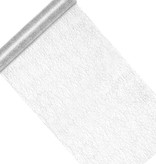 Decoratief Gaas Zilver (0,36x9m)