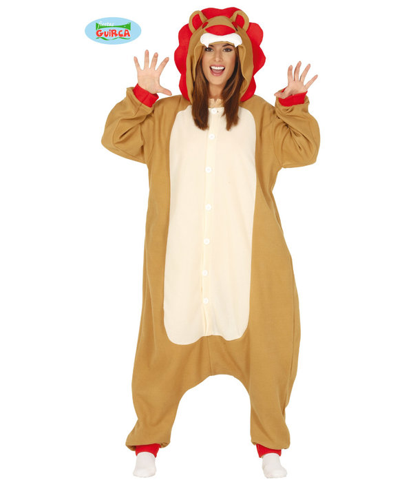 Jumpsuit Leeuw Volwassenen