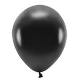 Zwarte Metallic Ballonnen Premium Organic 30cm (100st)