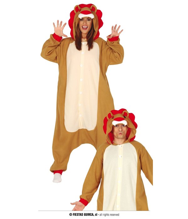 Jumpsuit Leeuw Volwassenen