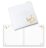 Guest Book Bruiloft Goud/Wit (22x22cm)