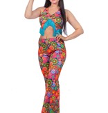 Sparkling Disco Outfit Dames Multikleur