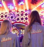 Opstrijkborduurwerk Bride (22x8cm)