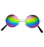 Gekleurde Bril Disco Rond