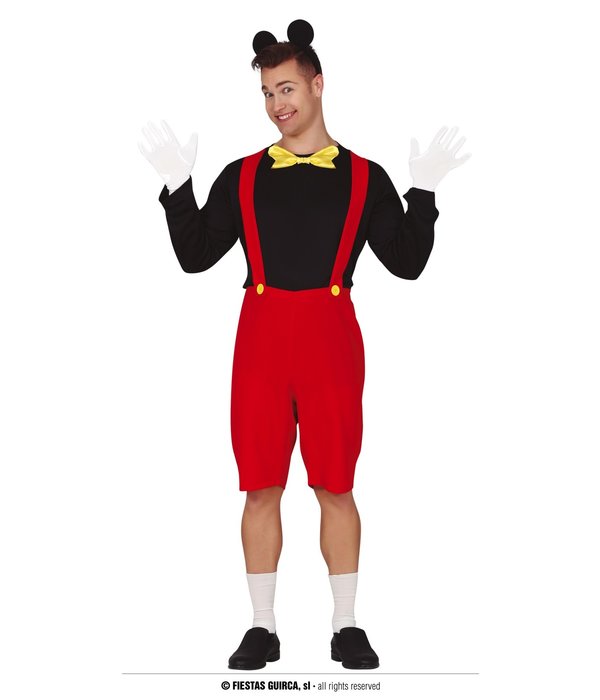 Mickey Mouse Kostuum Heren Kort