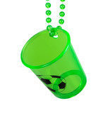 Shotglas Ketting Voetbal Groen