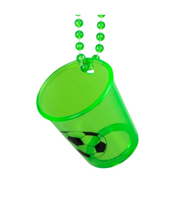 Shotglas Ketting Voetbal Groen