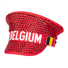 Pet Belgium Rood Strass