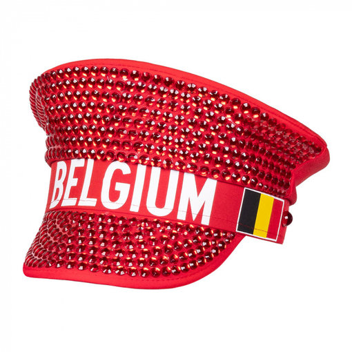 Pet Belgium Rood Strass