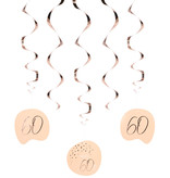 Swirls Elegant Blush 60 Jaar (5st)