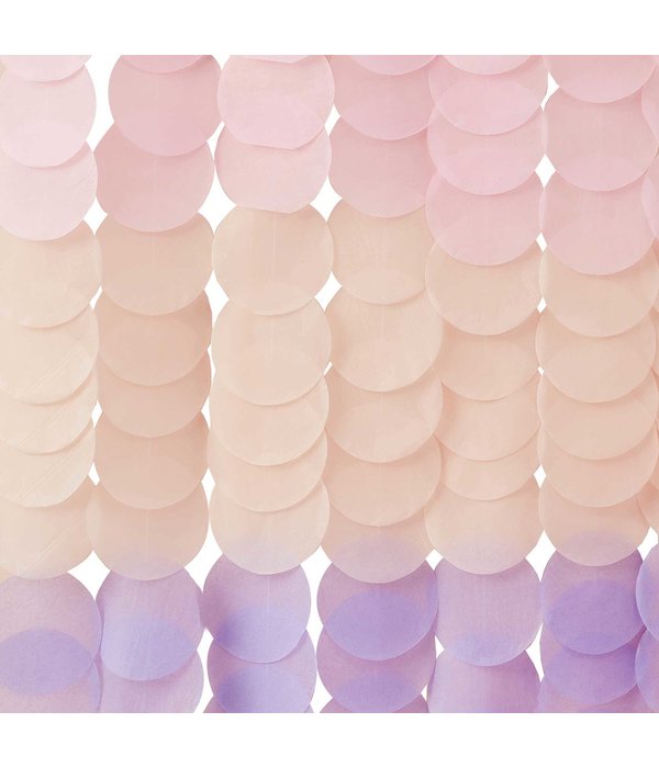 Backdrop Set Pastel Pink/Lila (1,8m)