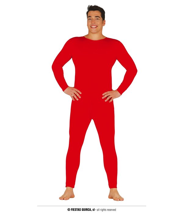 Rode Bodysuit Heren