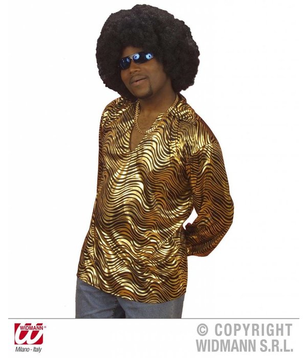 Disco fever shirt goud