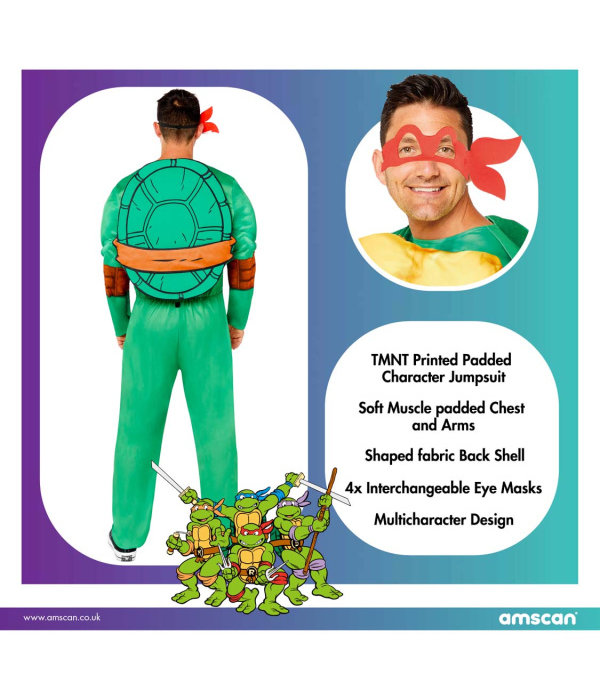Ninja Turtles Kostuum Man Compleet