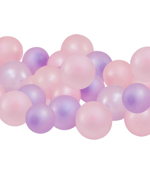 Roze / Lila Ballonpakket (40st)