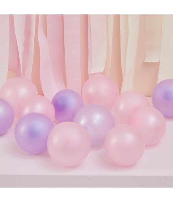Roze / Lila Ballonpakket (40st)