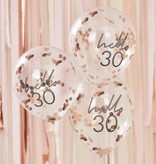 Verjaardag Ballonnen 'Hello 30' (5st)