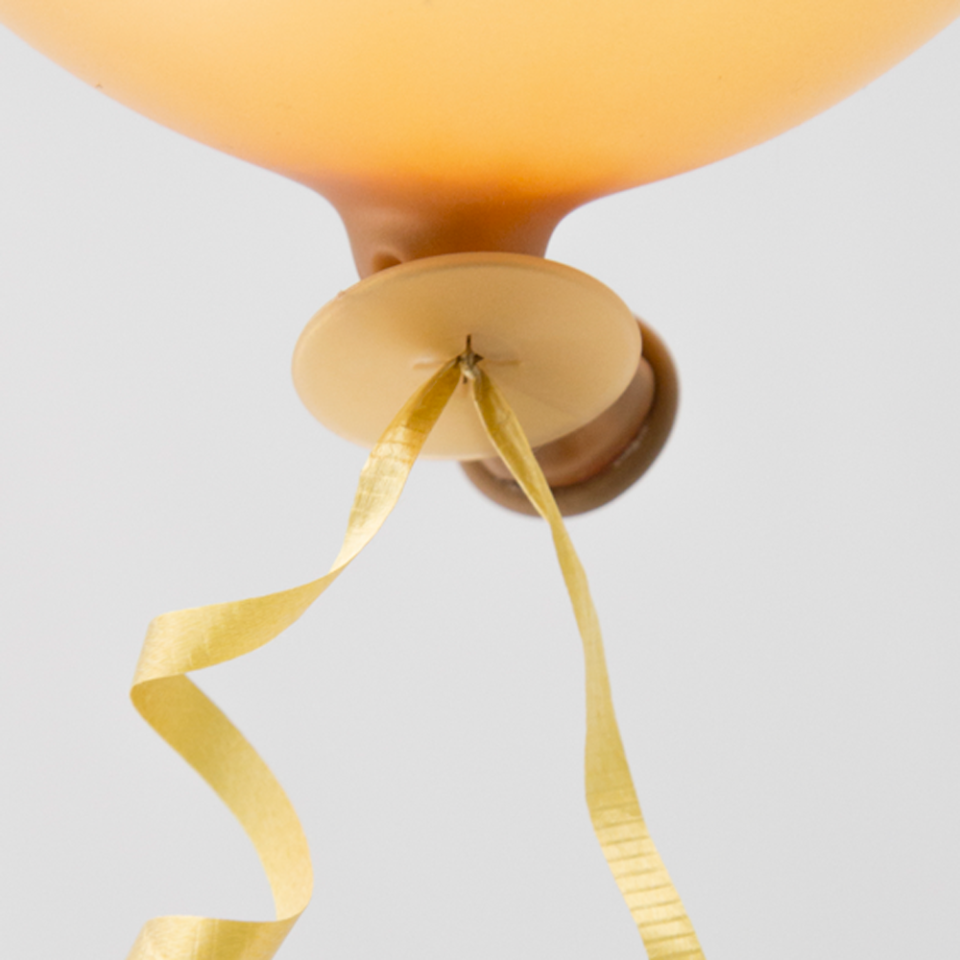 Ballon Sluiters Met Lint Goud (100st) afbeelding