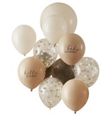 Baby Shower Ballonnen Set Taupe (11st)