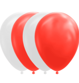 Ballonnen Set Rood/Wit (10st)