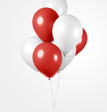 Ballonnen Set Rood/Wit (10st)