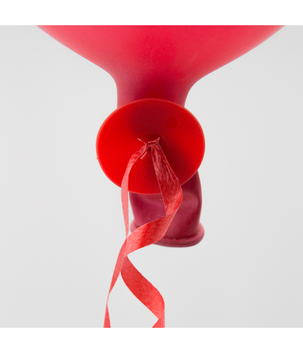 Ballon Sluiters Met Lint Rood (100st)