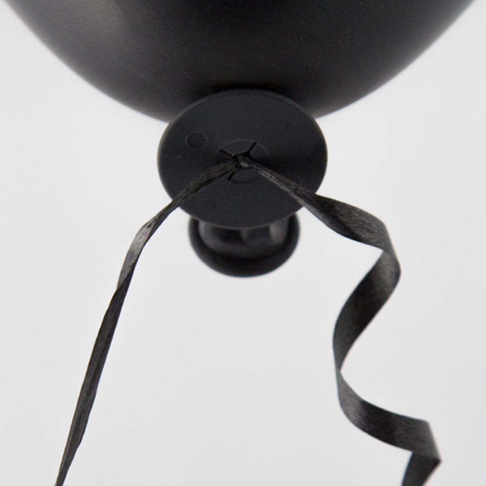 Ballon Sluiters Met Lint Zwart (100st) afbeelding