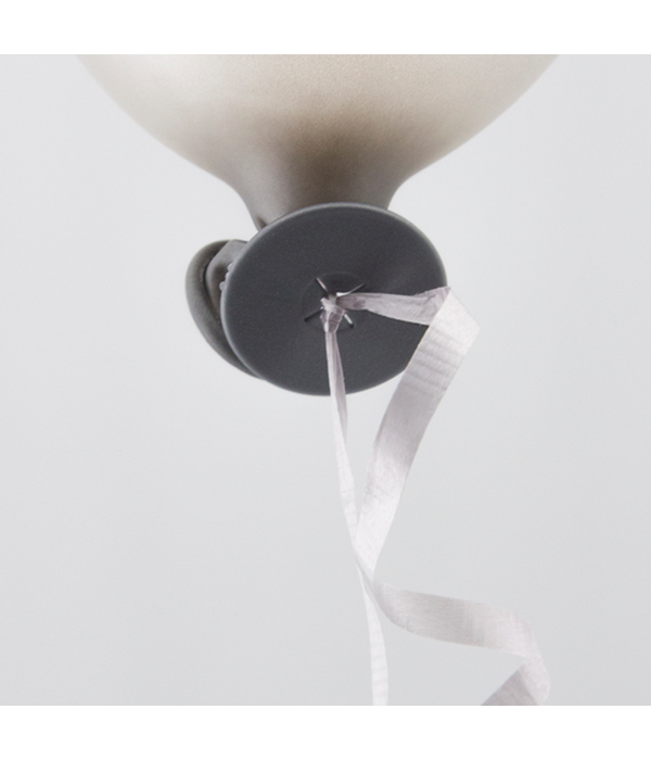 Ballon Sluiters Met Lint Zilver (100st)