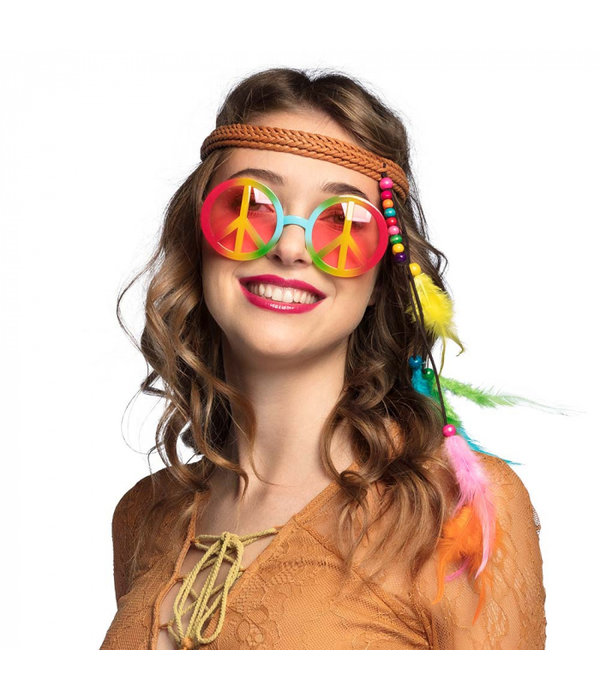 Set Hippie Regenboog 2-Delig