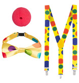 Accessoireset Clown 3-Delig