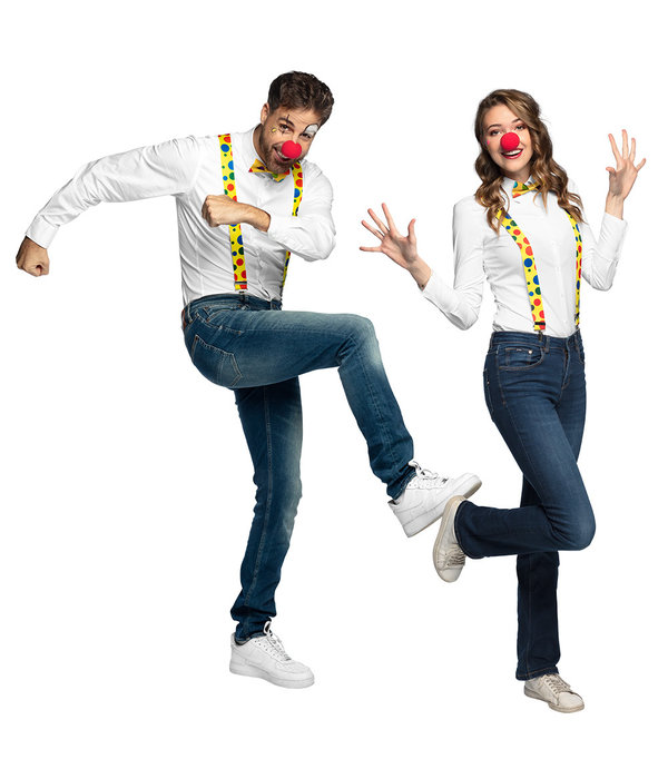 Accessoireset Clown 3-Delig