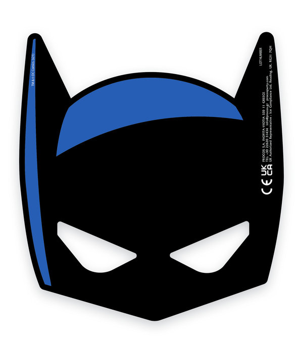 Gezichtmasker Batman (6st)