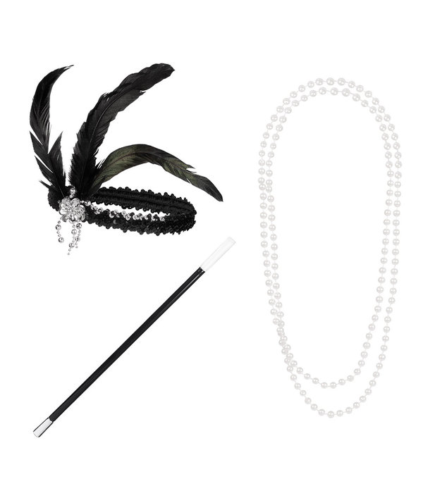 Accessoireset Flapper Diva 3-Delig