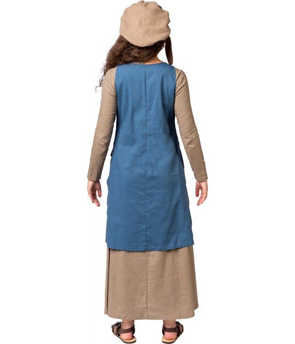 Middeleeuws Dienstvrouw Kostuum 2-Delig