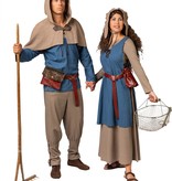 Middeleeuws Dienstvrouw Kostuum 2-Delig