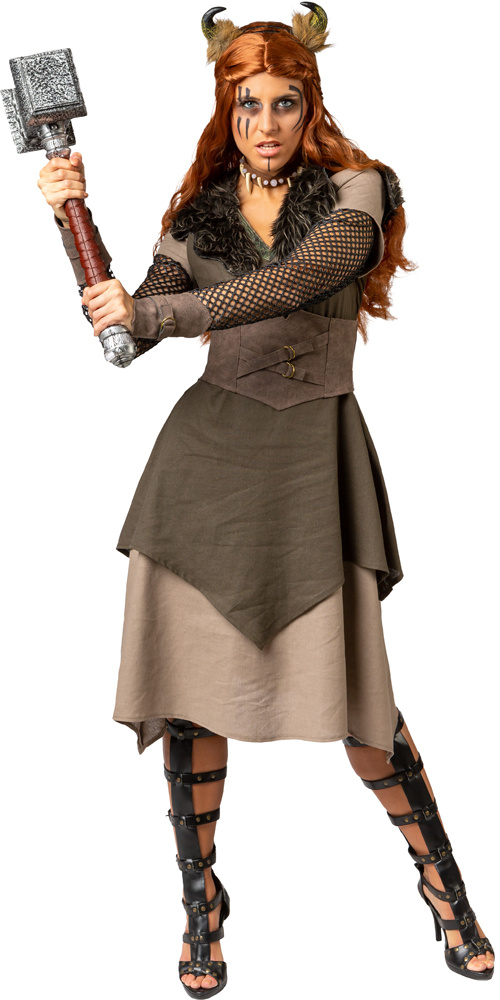 Viking Jurk Deluxe Vrouw afbeelding