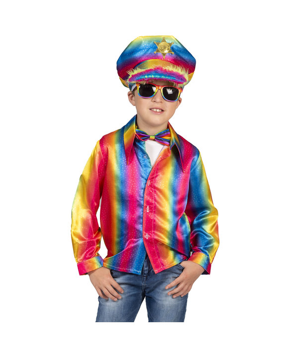Retro Disco Shirt Rainbow Kind