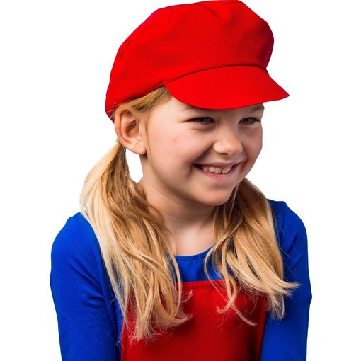 Pet Met Klep Rood Kind