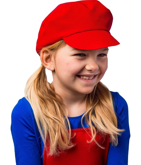 Pet Met Klep Rood Kind