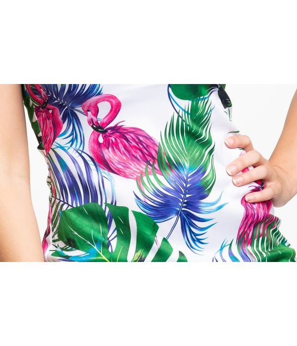 Hawaii Jurkje Dames Tropical Wit