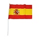 Vlag Op Stok Spanje (30x45cm)