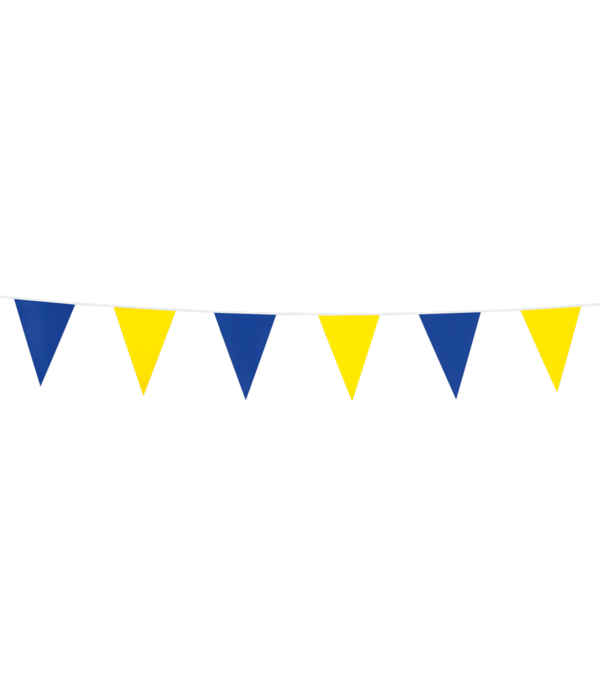 Vlaggenlijn Blauw/Geel Klein (3m)