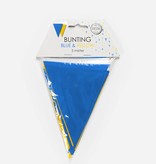 Vlaggenlijn Blauw/Geel Klein (3m)