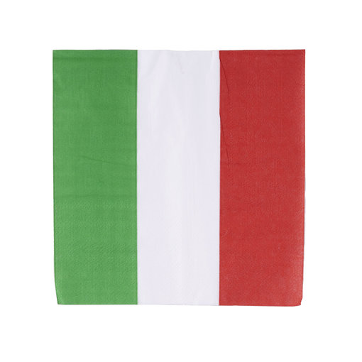 Servetten Italiaanse Vlag (20st)